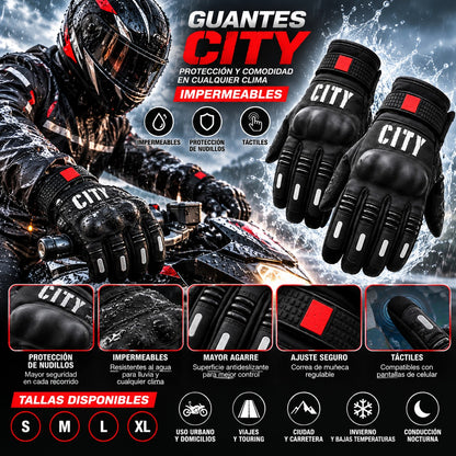 Guantes City Impermeables Para Moto – Protección Y Comodidad