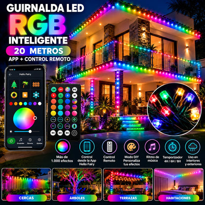 Guirnalda Premium Luces Inteligente App