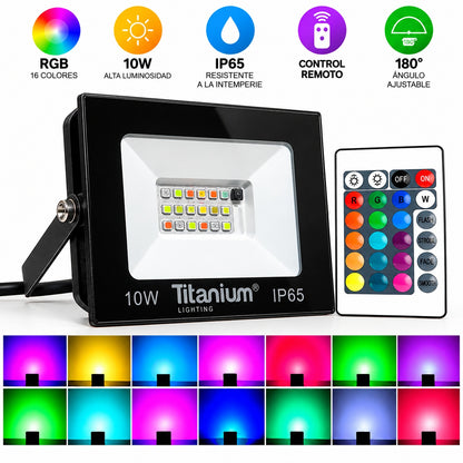 Mini Reflector Led Rgb Lampara De Colores
