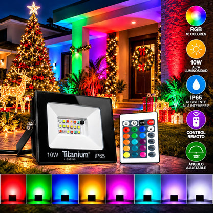 Mini Reflector Led Rgb Lampara De Colores