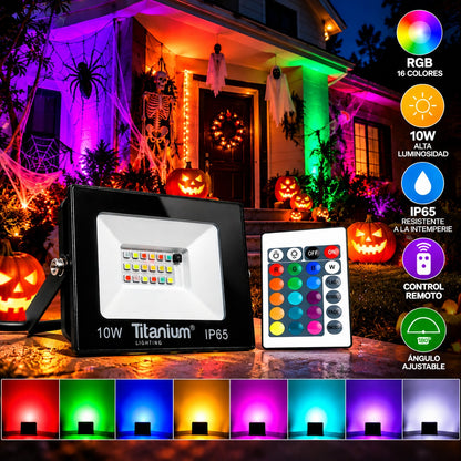 Mini Reflector Led Rgb Lampara De Colores