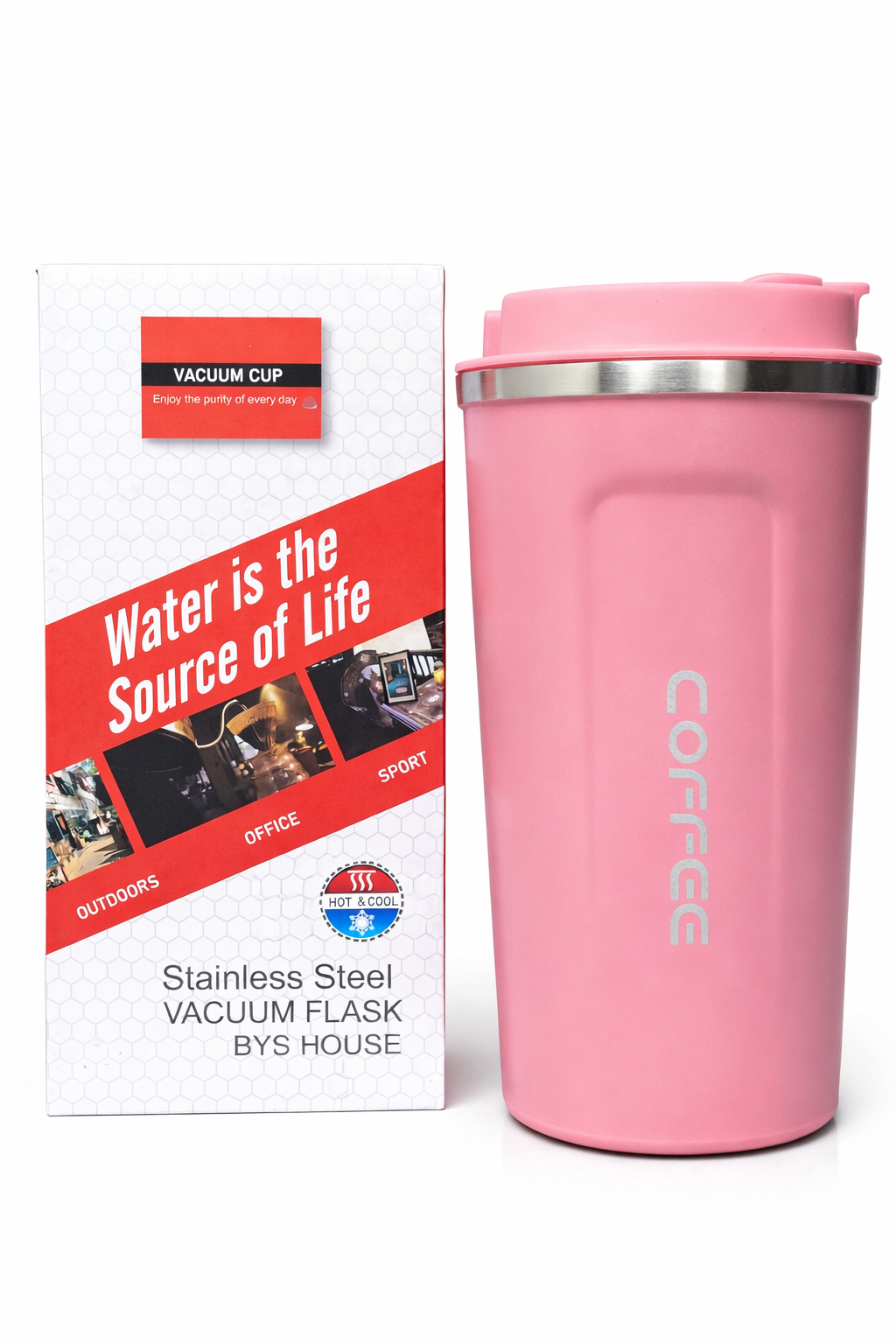 Vaso Termo Indicador Temperatura Digital