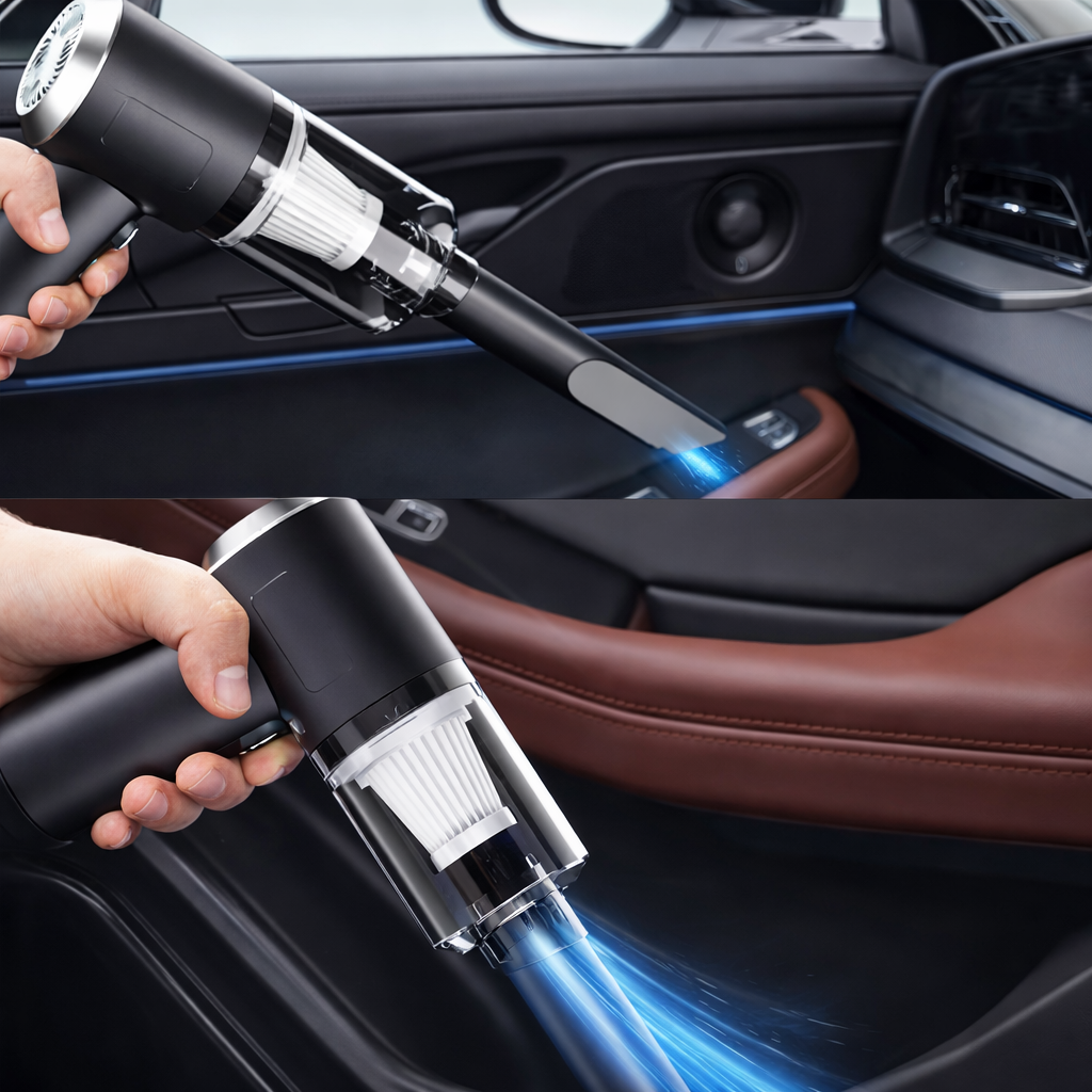 Mini Aspiradora Portátil 3 en 1 – Multiusos