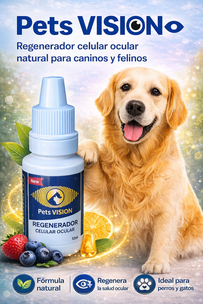 Pets Vision – Gotas para la Salud Ocular de tu Mascota, Envio gratis