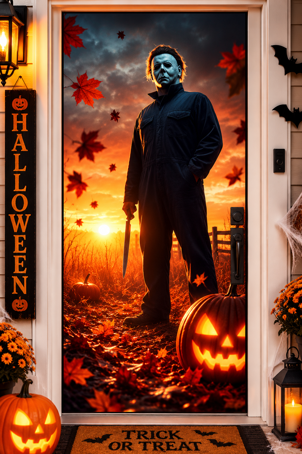 Funda Halloween para Puerta Decorativa