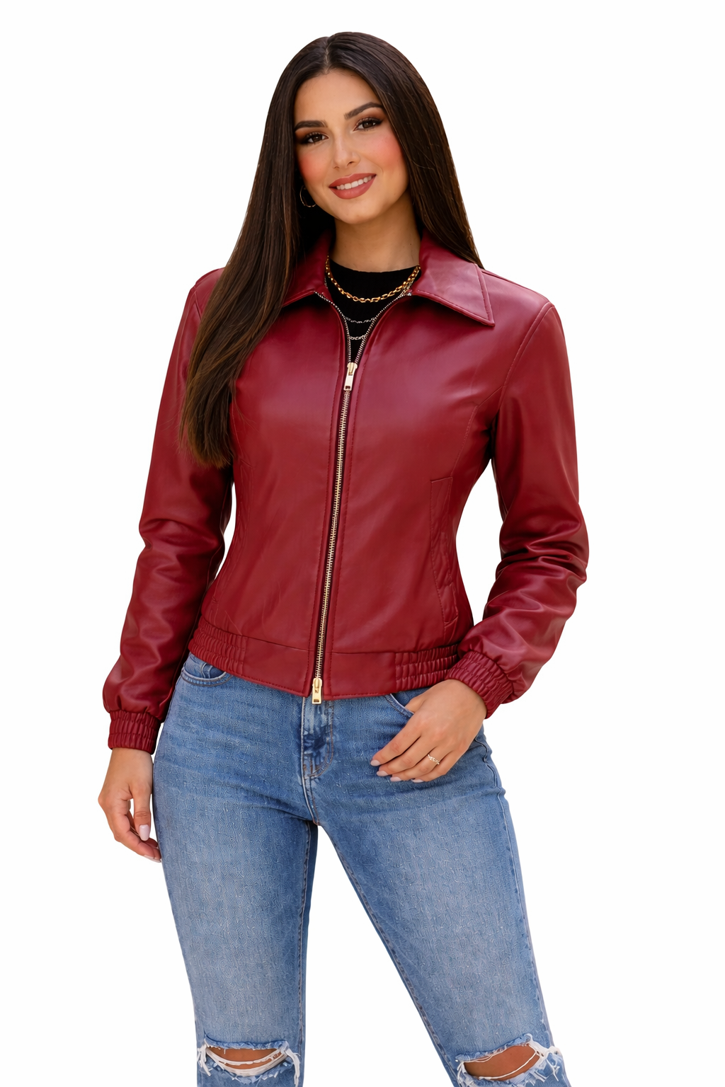 Chaqueta overzise dama