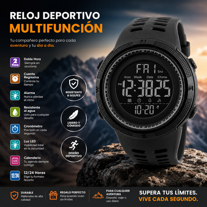 Reloj Cronógrafo Ultra Resistente Deportivo