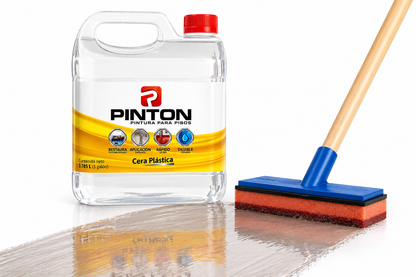 Cera Para El Piso Galón 4L + Aplicador | Cera Efecto Pintura Envío Gratis