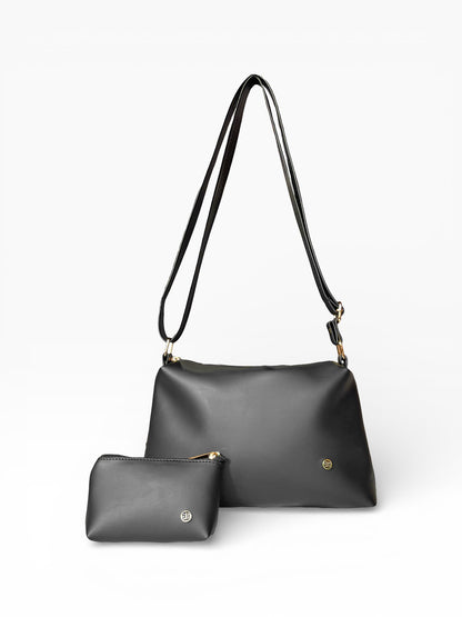 Combo bolso Gera + Manos libres Cuba Negro Karla chacón - Envío gratis