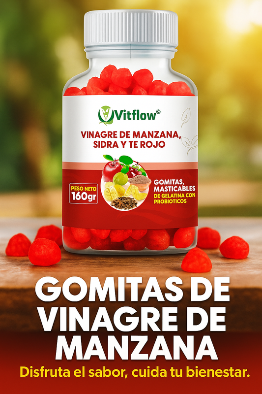 🍏 GOMITAS DE VINAGRE DE MANZANA CON VITAMINA C