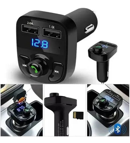 Trasmisor FM receptor cargador bluetooth