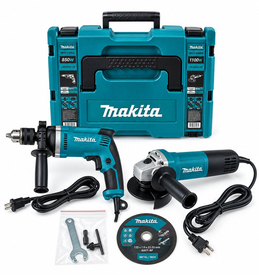 Combo taladro y pulidora mk con Maletin