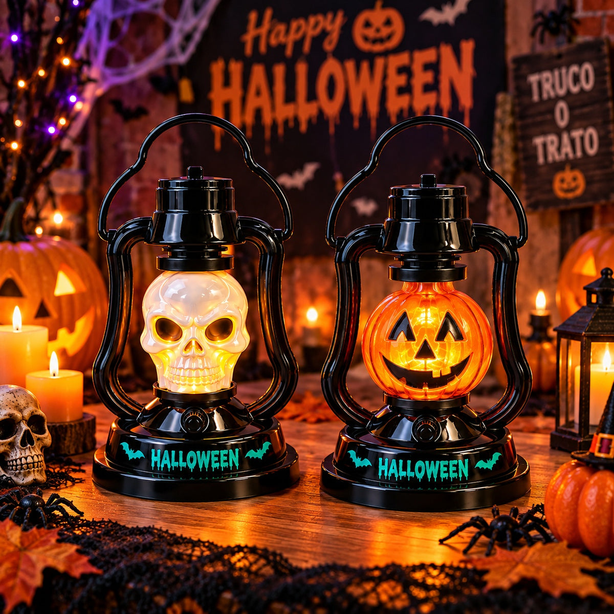 Farol Encantado Halloween luz y sonido Envío Gratis