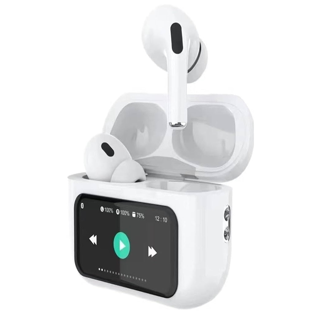 Cargar video: Audifonos Pantalla A9 Pro Airpods