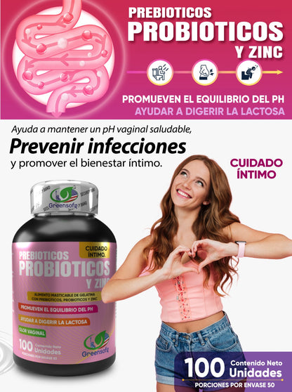 🌸 Prebióticos, Probióticos y Zinc