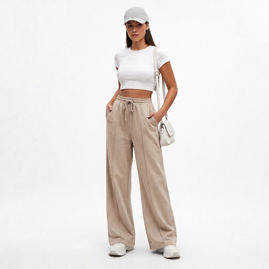 Jogger Bota Recta Para Dama