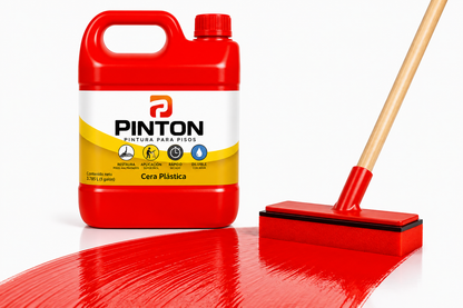 Cera Para El Piso Galón 4L + Aplicador | Cera Efecto Pintura Envío Gratis