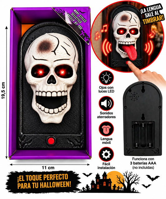 Timbre Animado Halloween Luces movimiento