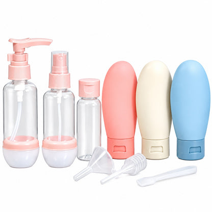 Set Viajero De Recipientes Para Aseo Y Belleza